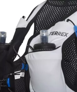 Sacs Hydratation ADIDAS TERREX TRAIL VEST WHITE/BLACK 22 Noir / Blanc -Sacs de voyage Soldes Boutique 9 100396 terrex trail vest white black hb6251 05
