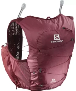 Sacs Hydratation SALOMON ACTIVE SKIN 8 W SET EARTH RED/CABERNET 22 Rouge