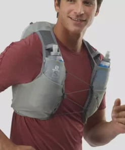 Sacs Hydratation SALOMON ACTIVE SKIN 8 SET WROUGHT IRON/SEDONA SA 22 Gris -Sacs de voyage Soldes Boutique 9 100511 active skin 8 set wrought iron sedona sa lc1758000 02