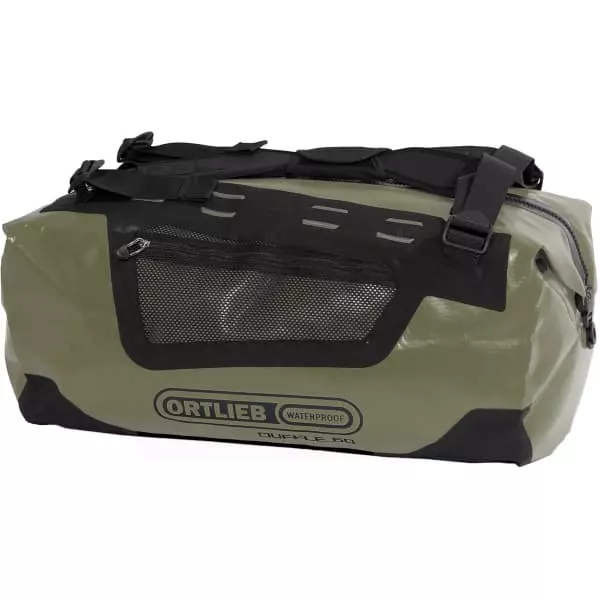 Duffels ORTLIEB DUFFEL 60L OLIVE-BLACK 22 Vert 2 Duffels ORTLIEB DUFFEL 60L OLIVE-BLACK 22 Vert – Image 2