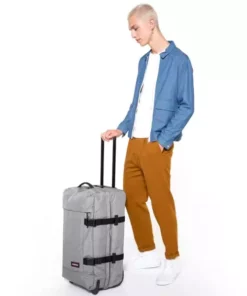 Sacs De Voyage à Roulettes EASTPAK TRANVERZ M SUNDAY GREY 22 Gris -Sacs de voyage Soldes Boutique 9 111484 tranverz m sunday grey ek00062l 363 06