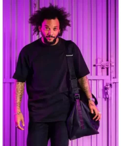 Duffels DOUCHEBAGS THE ÆRA 40L WEEKEND BAG MARCELO 2.0 22 Noir / Violet -Sacs de voyage Soldes Boutique 9 113587 222u27 m12 04