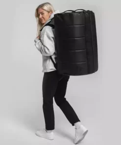 Duffels DOUCHEBAGS THE HYTTA 90L SPLIT DUFFEL BLACK OUT 22 Noir -Sacs de voyage Soldes Boutique 9 113661 244c01 06
