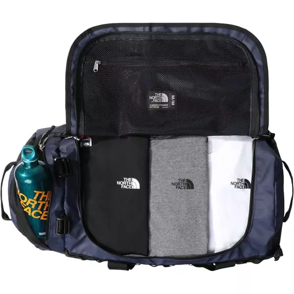 Duffels THE NORTH FACE BASE CAMP DUFFEL M TNFNAVY/TNF BLK 23 Noir / Gris 2 Duffels THE NORTH FACE BASE CAMP DUFFEL M TNFNAVY/TNF BLK 23 Noir / Gris – Image 2