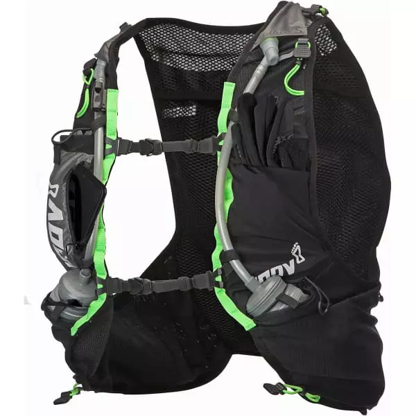 Sacs Hydratation INOV-8 RACE ULTRA PRO 5 VEST BLACK/GREEN 22 Noir / Vert 3 Sacs Hydratation INOV-8 RACE ULTRA PRO 5 VEST BLACK/GREEN 22 Noir / Vert – Image 3