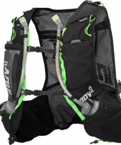 Sacs Hydratation INOV-8 RACE ULTRA PRO 2IN1 VEST BLACK/GREEN 22 Noir / Vert -Sacs de voyage Soldes Boutique 9 71777 race ultra pro 2in1 vest black green 000788 bkgr 05
