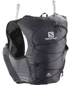 Sacs Hydratation SALOMON ACTIVE SKIN 8 W SET EBONY/BLACK 21 Gris