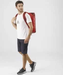 Duffels SALOMON BAG OUTLIFE DUFFEL 25 GOJI BERRY/MADDER BROWN 22 Rouge -Sacs de voyage Soldes Boutique 9 85015 lc1516900 04