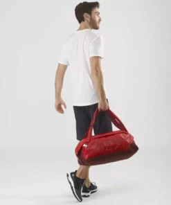 Duffels SALOMON BAG OUTLIFE DUFFEL 25 GOJI BERRY/MADDER BROWN 22 Rouge -Sacs de voyage Soldes Boutique 9 85015 lc1516900 05