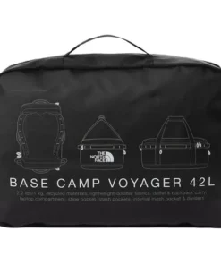 Duffels THE NORTH FACE BASE CAMP VOYAGER DUFFEL 42L TNF BLACK/TNF WHITE 23 Noir 10 Duffels THE NORTH FACE BASE CAMP VOYAGER DUFFEL 42L TNF BLACK/TNF WHITE 23 Noir -Sacs de voyage Soldes Boutique 9 86047 base camp voyager duffel 42l tnf black tnf white nf0a52rqky4 05