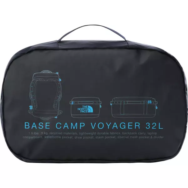 Duffels THE NORTH FACE BASE CAMP VOYAGER DUFFEL 32L AVIATOR NAVY/MERIDIANBLUE 23 Bleu 2 Duffels THE NORTH FACE BASE CAMP VOYAGER DUFFEL 32L AVIATOR NAVY/MERIDIANBLUE 23 Bleu – Image 2
