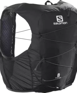 Sacs Hydratation SALOMON ACTIVE SKIN 8 SET BLACK/EBONY 22 Noir